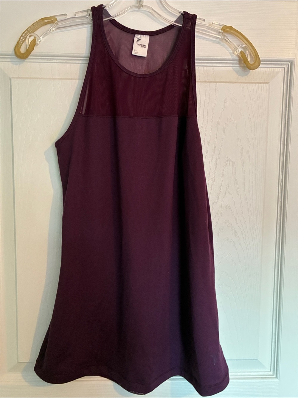 Old Navy Plum Mesh Athletic Run or Workout Tank Singlet - Small